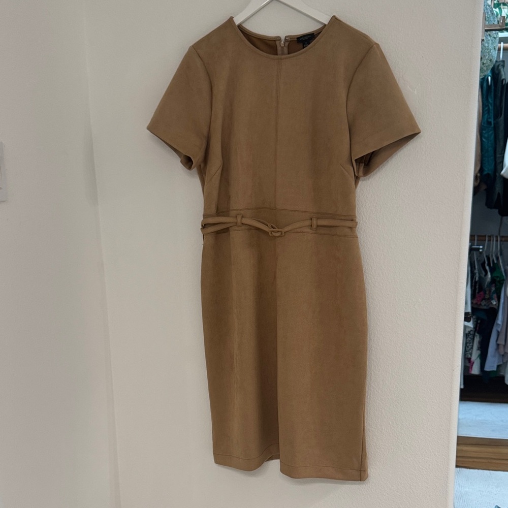 Ann Taylor Suede Midi Dress